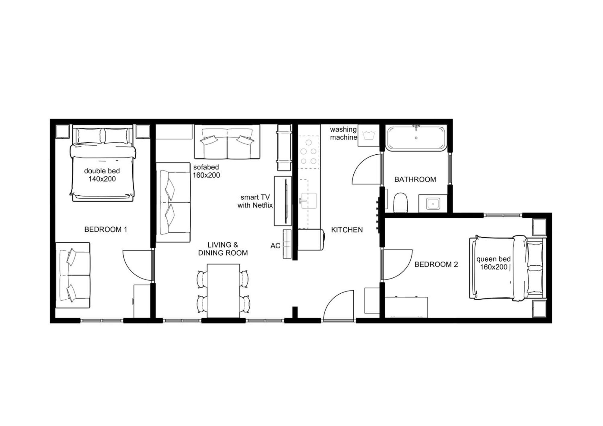Kalvin 2Bdr Apartment With Ac 부다페스트 외부 사진